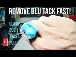 Fastest Blu Tack Removal