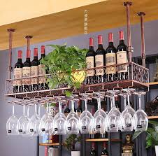Simple Hanging Glass Rack Wine Rack