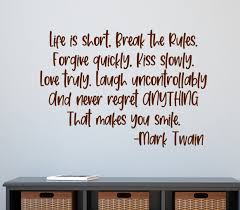 There are basically two types of people. Mark Twain Quote Life Is Short Break The Rules Inspirational Quotes Motivational Quotes Wall Decals Vinyl Wall Decals