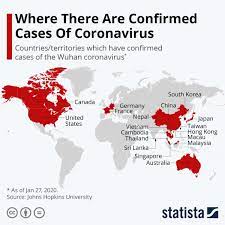 chart where there are confirmed cases