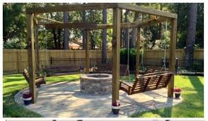 Cinnamon doesn't come in handy only in the kitchen. Remodelaholic Tutorial Build An Amazing Diy Fire Pit Pergola For Swings