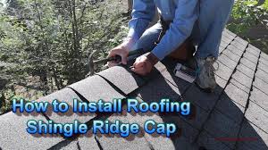 install roofing shingle ridge cap
