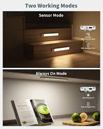 asoko led motion sensor cabinet lights