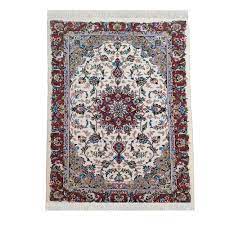 authentic persian silk rug hand knotted