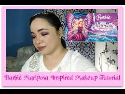 barbie mariposa inspired makeup