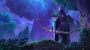 night elf world of warcraft wow 4k