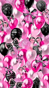 hd pink black balloons wallpapers peakpx
