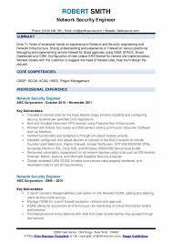 Network Security Engineer Resume