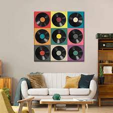 Vinyl Records Wall Art Photography