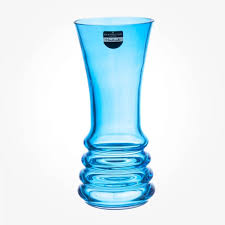 Dartington Gems Vase Wibble Turquoise