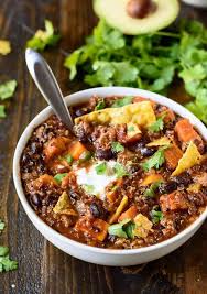 slow cooker turkey chili with sweet