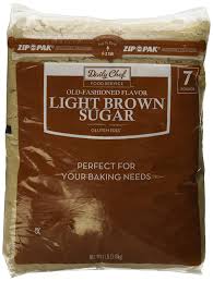 Amazon Com Bakers Chefs Light Brown Sugar 7 Lb Bag Grocery Gourmet Food