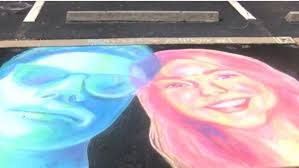 Aast Students Create Works Of Art With Sidewalk Chalk Wpde