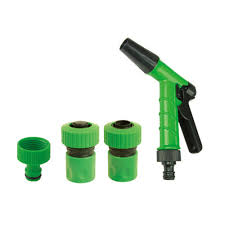 water hose spray nozzle with pipe