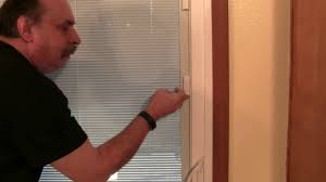 how to fix between the glass blinds