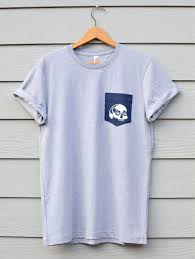 Skull Pocket Tee By Ben Prints On Etsy In 2019 T Shirt