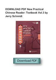 Download-Book-New-Practical-Chinese-Reader-Textbook-Vol.3-KINDLE--DQ6982831