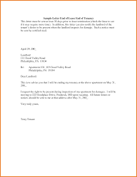 Lease Termination Letter Sample As Well Landlord To Tenant With From