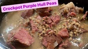 how to make crockpot purple hull peas