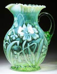 Daffodil Water Pitcher In Green
