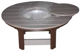 Seaside Poly Round Coffee Table With