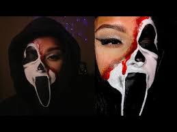 ghost face halloween makeup you
