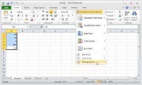 Ms Excel 2010 Automatically Highlight