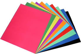 Vardhman Both Side Colored Multi Use Pastel Craft Paper Unruled Paper Size 70 X 56 Cm 300 Gsm Multipurpose Paper
