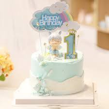 1st 2nd birthday cake toppers baby