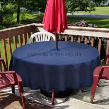 Round Outdoor Tablecloth Spill Proof