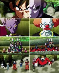 The team consists of the 10 most powerful members of the pride troopers, who are also the 10 most powerful. Universe 7 And Universe 11 Collide Anime Dragon Ball Dragon Ball Z Dragon Ball Super