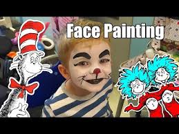 cat in the hat face painting you