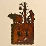 Rustic Switch Plate Rustic Outlet Cover Wildlife Nature County Western More