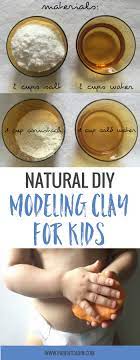 natural homemade modeling clay recipe