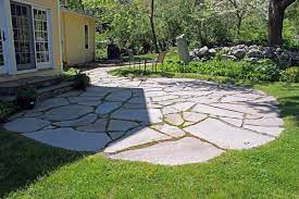 Irregular Bluestone Patio Lincoln Ma