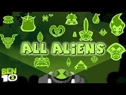 ben10 list of all aliens you