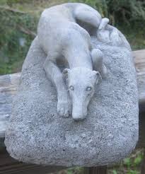 Concrete Greyhound Statue Or Memorial