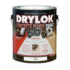 drylok flat white latex concrete floor