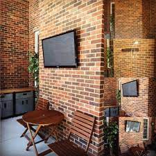 Brick Wall Ideas Home Theater Installation