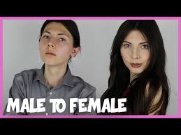 male to female makeup transformation