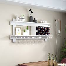 Country Style Wall Mounted Wine Rack