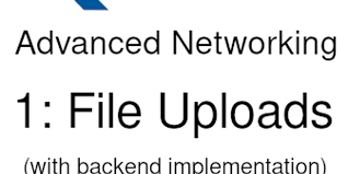 uploading a file to a server from