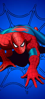spider man wallpaper 4k blue