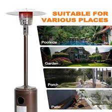 Bronze Steel Propane Gas Patio Heater