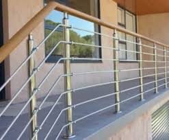 This innovative metal railing is extremely. Stainless Steel Railing For Stair And Deck Demax Arch