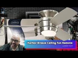 Harbor Breeze Ceiling Fan With Remote