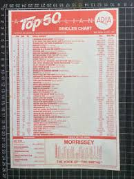 Aria Top 40 Pop Music Chart 3 4 88 Australian Record Shop