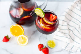 traditional red sangria a restaurant