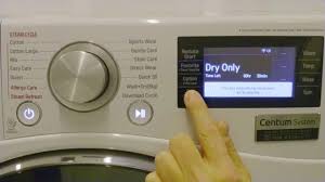lg washer dryer how to use dry only