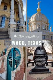 an urban walk in downtown waco texas